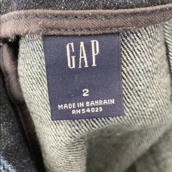 GAP blue jean midi skirt, Size 2 - Picture 6 of 10